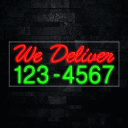 30535 LED Flex Sign 30" x 12"
