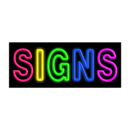 10123 Neon Sign 32" x 13"