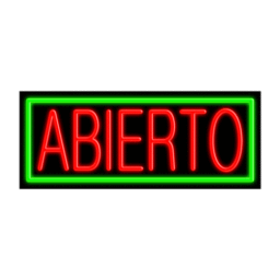 10177 Neon Sign 32" x 13"