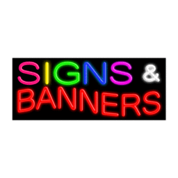 10898 Neon Sign 32" x 13"
