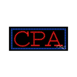 20047 LED Sign 11" x 27"