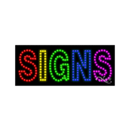 20123 LED Sign 11" x 27"