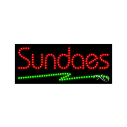 20296 LED Sign 11" x 27"
