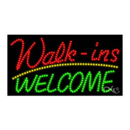 20357 LED Sign 32" x 17"