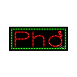 20391 LED Sign 11" x 27"