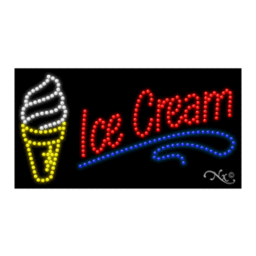 20399 LED Sign 32" x 17"