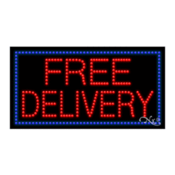 20415 LED Sign 32" x 17"