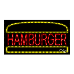 20417 LED Sign 32" x 17"