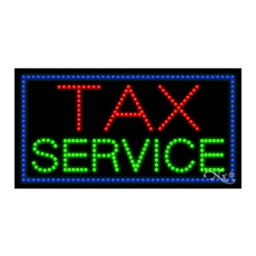 20421 LED Sign 32" x 17"