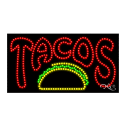 20454 LED Sign 32" x 17"