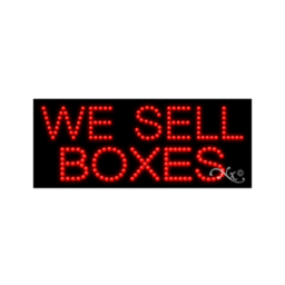 20513 LED Sign 11" x 27"