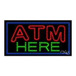 20665 LED Sign 32" x 17"