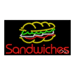 20698 LED Sign 32" x 17"