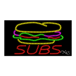 20702 LED Sign 32" x 17"