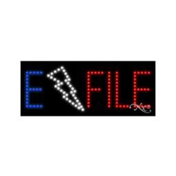 20717 LED Sign 11" x 27"