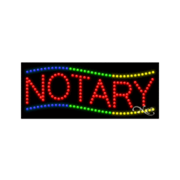 20849 LED Sign 11" x 27"