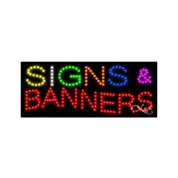 20898 LED Sign 11" x 27"