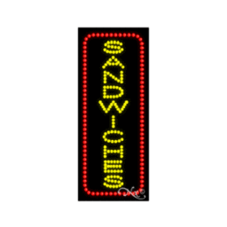 21025 LED Sign 27" x 11"