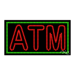 21046 LED Sign 32" x 17"