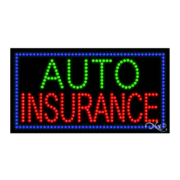 21047 LED Sign 32" x 17"