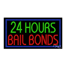21049 LED Sign 32" x 17"