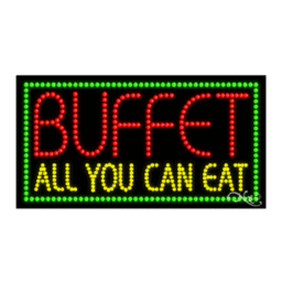 21056 LED Sign 32" x 17"