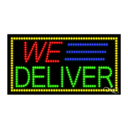 21068 LED Sign 32" x 17"