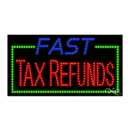 21074 LED Sign 32" x 17"