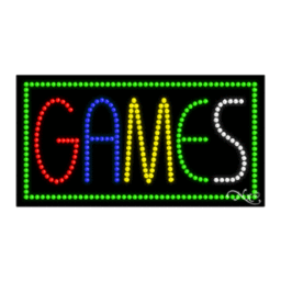 21077 LED Sign 32" x 17"