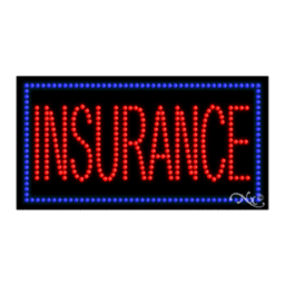 21084 LED Sign 32" x 17"