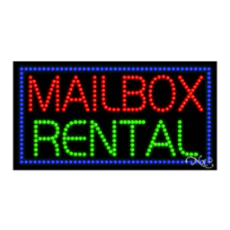 21091 LED Sign 32" x 17"