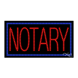 21099 LED Sign 32" x 17"
