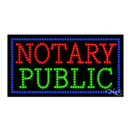 21100 LED Sign 32" x 17"
