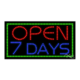 21103 LED Sign 32" x 17"