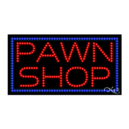 21105 LED Sign 32" x 17"