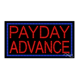 21106 LED Sign 32" x 17"
