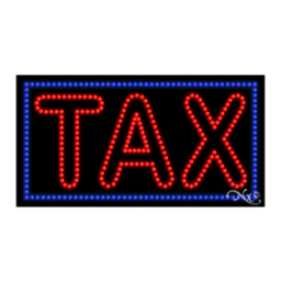 21120 LED Sign 32" x 17"