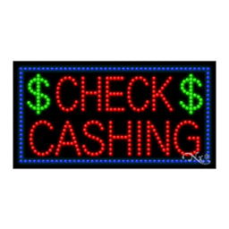 21276 LED Sign 32" x 17"