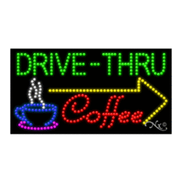 21278 LED Sign 32" x 17"
