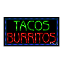 21301 LED Sign 32" x 17"