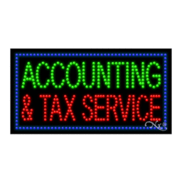 21649 LED Sign 32" x 17"