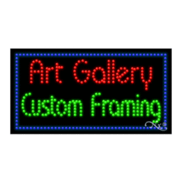 21655 LED Sign 32" x 17"