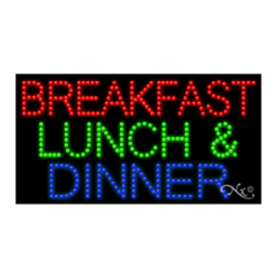 21669 LED Sign 32" x 17"