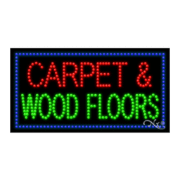 21672 LED Sign 32" x 17"