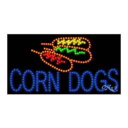 21682 LED Sign 32" x 17"