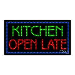 21737 LED Sign 32" x 17"