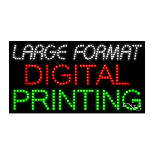 21739 LED Sign 32" x 17"