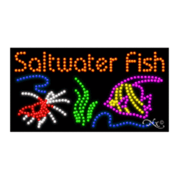 21774 LED Sign 32" x 17"