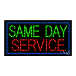 21775 LED Sign 32" x 17"