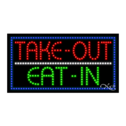 21789 LED Sign 32" x 17"